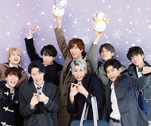 Snow Man（スノーマン）メンバーの 岩本照, 阿部亮平, 渡辺翔太, 深澤辰哉, 宮舘涼太, 佐久間大介, 目黒蓮, 向井康二, ラウール